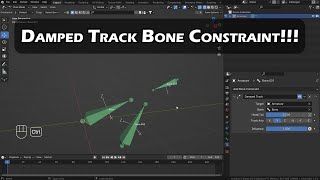 Damped Track Bone Constraint Blender [upl. by Anner]