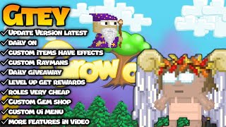 🎉GTEY  GROWTOPIA PRIVATE SERVER TERBARU 2024  BEST GTPS 2024  🎉 [upl. by Asirem291]