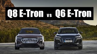 Audi Q6 ETron vs Audi Q8 ETron  Which Should You Buy [upl. by Terbecki]