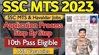 SSC MTS amp Havaldar Application Process in Telugu  10th Pass  1558 Posts  SSC MTS Apply Online [upl. by Kincaid866]