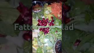 Fattoush Salad subscribe food highlights shortvideo [upl. by Emilia702]