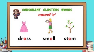 Learn and Practice Consonant Clusters with Vowel e  Learn to Read  Reading Made Easy [upl. by Sigismundo]