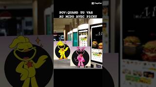 Quand Kickin va à McDo avec Picky pourtoi kickinchicken mcdo pickypiggy viralshorts [upl. by Berri]