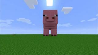 Minecraft The Big Pig Song [upl. by Vasti]