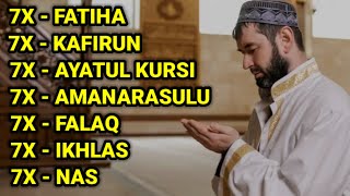 7 Fatiha 7 Ayetel Kürsi 7 Amenerrasulü 7 Kafirun 7 İhlas 7 Felak 7 Nas Kuranı Relaxi Quran [upl. by Mairem]