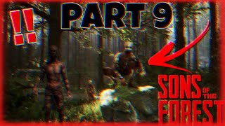 SONS OF THE FOREST DEL 9 UTFORSKAR GROTTAN OCH HITTAR ZIPLINE PISTOLEN [upl. by Neelyahs]