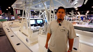 Seavee Boats Launches the 400Z at the Miami Boat Show Full WalkThrough [upl. by Biggs]