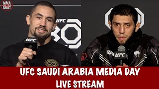 UFC Saudi Arabia Whittaker vs Aliskerov Media Day Live Stream [upl. by Ruelle]