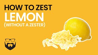 How to Zest Lemon Without a Zester [upl. by Icat]