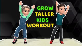 10MIN KIDS WORKOUT TO GROW TALLER  STANDING EXERCISES [upl. by Thaddus]