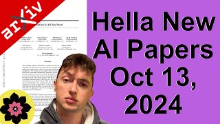 Bulk Skimming AI Paper Abstracts  Oct 13 2024 [upl. by Einnahc178]