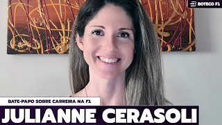 Julianne CERASOLI fala sobre sua CARREIRA e a COBERTURA da FÓRMULA 1 🏎🎙😎 [upl. by Caneghem]