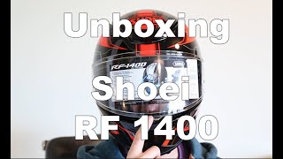 Unboxing Shoei RF 1400 Prologue [upl. by Ecirum]