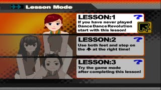 DDRMAX2 Dance Dance Revolution 7th Mix USA PS2PCSX2  Lesson Mode Gameplay Part 1 [upl. by Lavro]