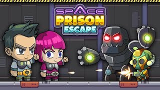 Space Prison Escape Walkthrough  2 Player Platform Puzzle Game [upl. by Ketti]