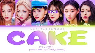 ITZY 있지 amp YOU AS A MEMBER  CAKE 케이크  Karaoke 6 member version [upl. by Doniv43]