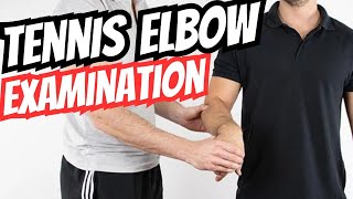 Special Tests for Lateral Epicondylitis or Tennis Elbow [upl. by Hnacogn]