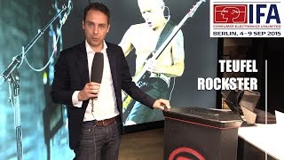 IFA 2015 Teufel Rockster RiesenBluetoothLautsprecher  AllroundPCcom [upl. by Adas356]