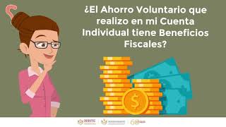 ¿QUÉ BENEFICIOS FISCALES TIENE MI AHORRO VOLUNTARIO [upl. by Riem]