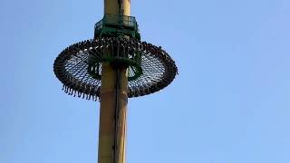 Drop Tower at Kings Dominion  Pavitra Creations [upl. by Rosenkrantz759]