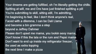 Eminem  Must Be The Ganja lyrics HD [upl. by Notliw]