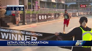 2024 Flying Pig Half Marathon mens winner [upl. by Waverly]