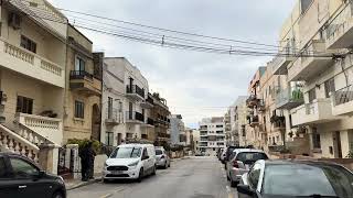 Curved streets of Marsaskala Malta [upl. by Suzette]