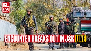 Exchange Of Fire Between Terrorists amp Security Forces In Forest Area Of Srinagar  Jammu And Kashmir [upl. by Hylton]