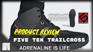 Five Ten Trailcross Mid Pro Review Flat Pedal MTB Shoes [upl. by Wie54]