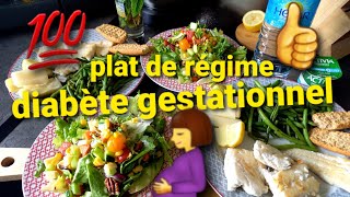 Menu diabète gestationnel TOP [upl. by Neztnaj]