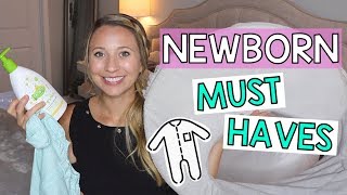 NEWBORN MUSTHAVES  Newborn Baby Products I Love  Jessica Elle [upl. by Nehtanhoj]