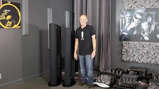 GoldenEar Triton OneR Loudspeaker Review w Upscale Audios Kevin Deal [upl. by Rosel]