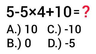 5  5 × 4  10 ❓ [upl. by Stanislaw]