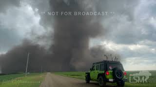 07012023 Didsbury Alberta  Violent tornado SE of Didsbury Alberta [upl. by Yalahs]