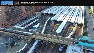 Chicago amp North Western Power House Live Webcam South  Chicago IL SteelHighway [upl. by Aelyk968]