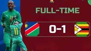 Namibia Vs Zimbabwe Afcon Qualifiers zimbabwe 2025 Scored by Khama Billiat [upl. by Enaxor]