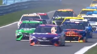 I dubbed Shimono Hiro noises over NASCAR footage [upl. by Seuqirdor]