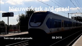 aankomst en vertrek slt in Nieuwerkerk ad ijssel [upl. by Tiena]