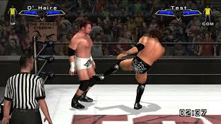 Smackdown Vs Raw 2007 PS2 Mod Sean O Haire Vs Test [upl. by Ahsinnod]