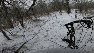 Jan62024 PA  Late Season Archery  blizzard [upl. by Neraa668]