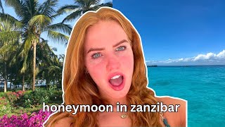 honeymoon vlog  zanzibar [upl. by Enymzaj]