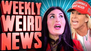 MAGA Weirdo Civil War MTG vs Loony Loomer  Weekly Weird News [upl. by Syl]