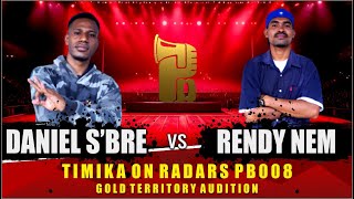 PB008  DANIEL SBREE VS RENDY NEM CARD 7  GOLD TERRITORY AUDITIONS [upl. by Ahseinat]