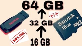 How To Increase USB Or Memory Card Size Up To 1TB1024GB [upl. by Howes432]