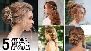 5 Wedding Hairstyle Tutorials  How to Style Hair for Formal Events  Kenra Professional [upl. by Lark]