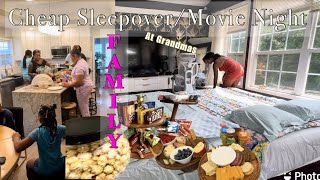 Part 2 SleepoverMovie Night On A Budget  Best Grandma Ever lol [upl. by Honor]