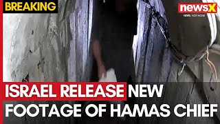 Israeli Army Releases New Footage of Hamas Chief Yahya Sinwar  NewsX [upl. by Odnavres]