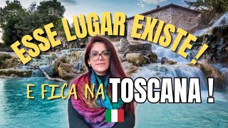 UM DOS LUGARES MAIS INCRÍVEIS DA ITÁLIA  Cascate del Mulino di Saturnia vlog2024 [upl. by Eintroc]