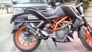 BEST Silencer For KTM DUKE  KTM 390 DUKE Performance Exhaust quotHexa Corsaquot  Way2speed Performance [upl. by Meyer]