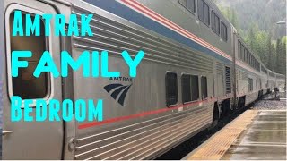 AMTRAK FAMILY BEDROOM TOUR  SUPERLINER [upl. by Loella834]